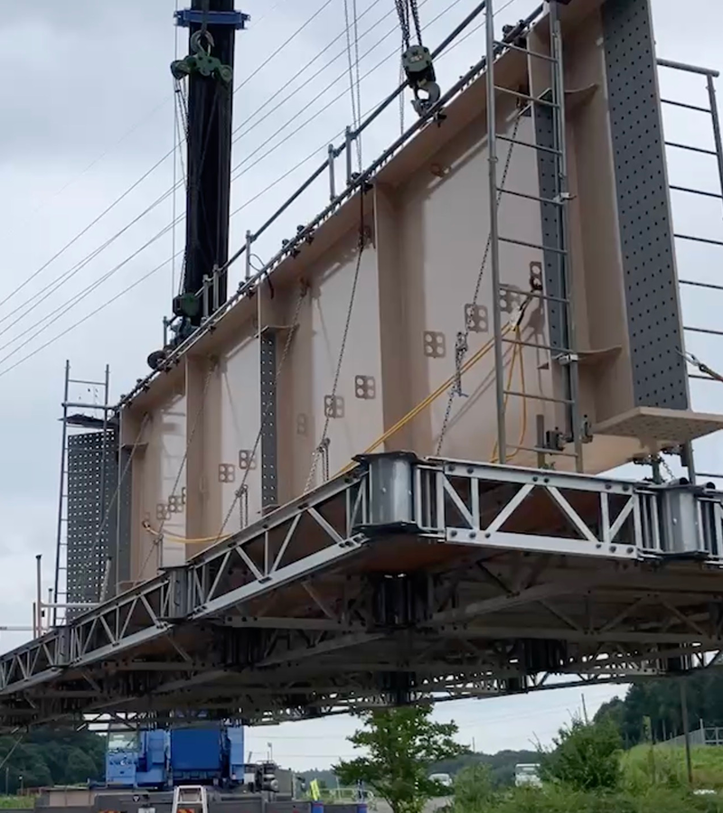 首都圏中央道路自動車道工事